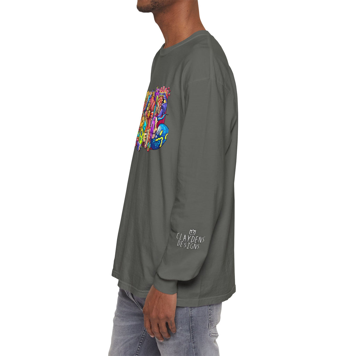 Unisex Garment-dyed Long Sleeve T-Shirt