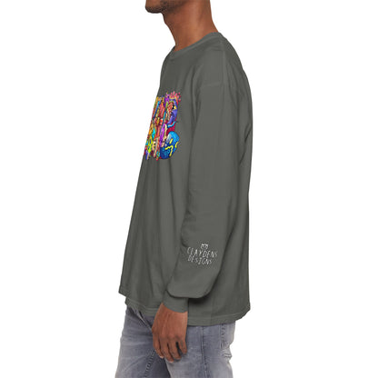Unisex Garment-dyed Long Sleeve T-Shirt