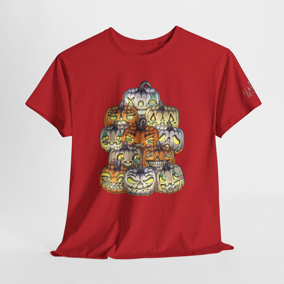 Halloween Pumpkin Unisex Heavy Cotton Tee
