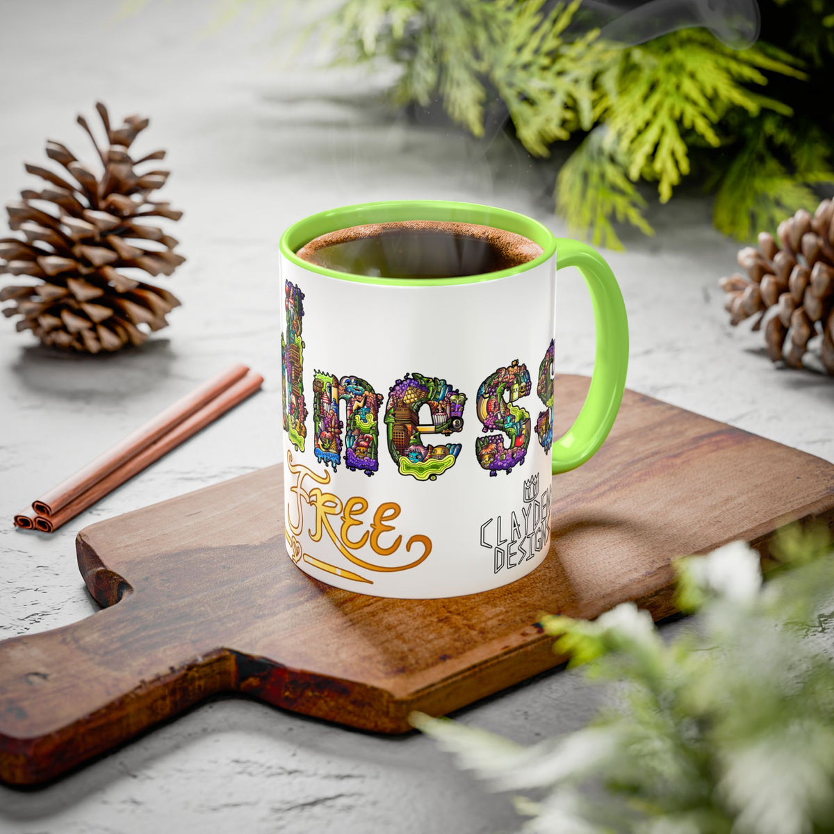 Kindness is Free Colorful Mugs (11oz, 15oz)