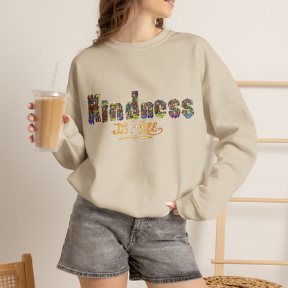 Kindness Is Free Unisex Heavy Blend™ Crewneck Sweatshirt