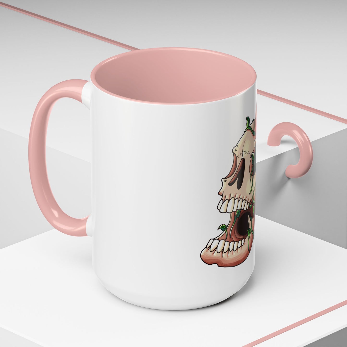 Accent Coffee Mug-Skull design