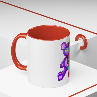 Accent Coffee Mug-Doodle Teddy