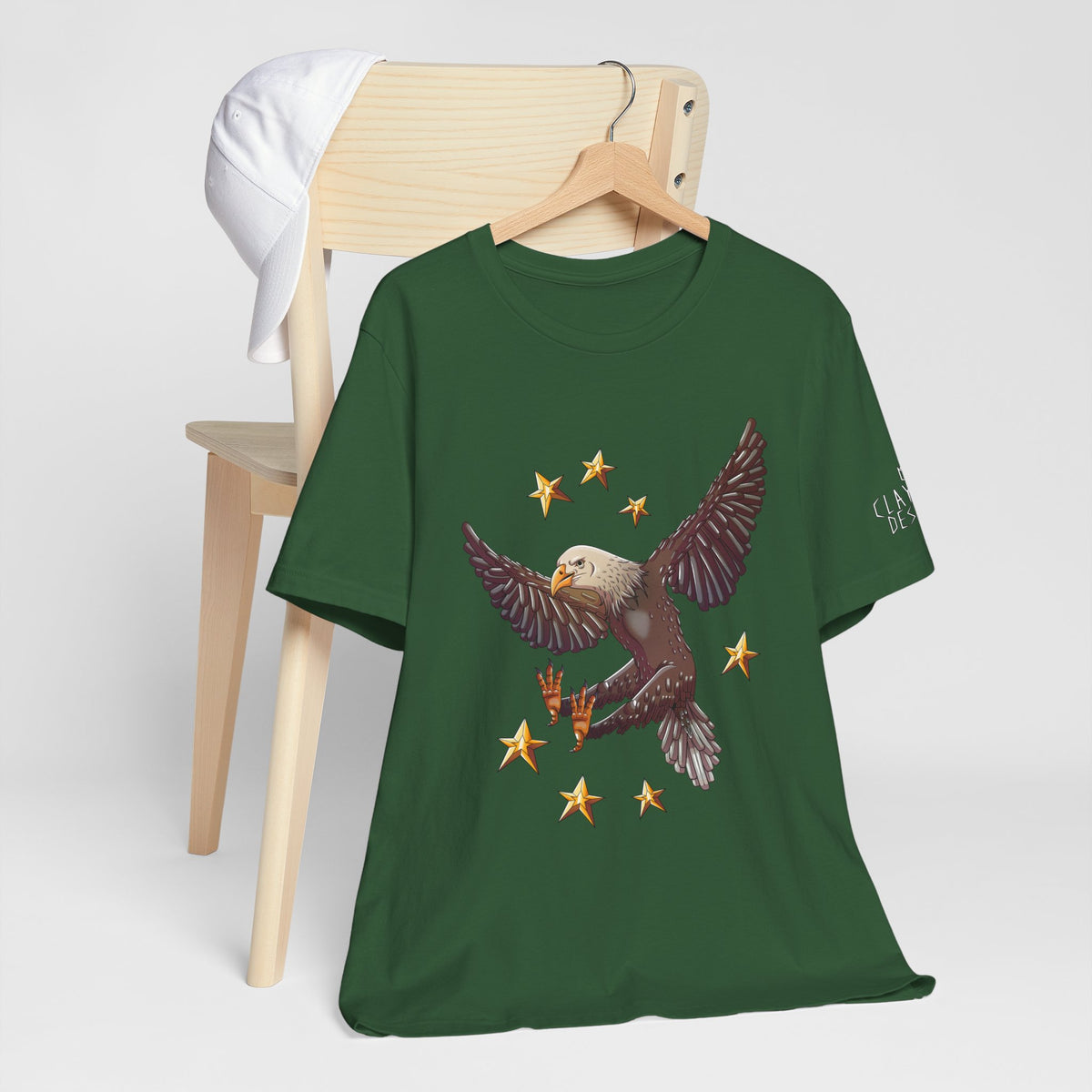 Unisex Jersey Short Sleeve Tee- Eagle