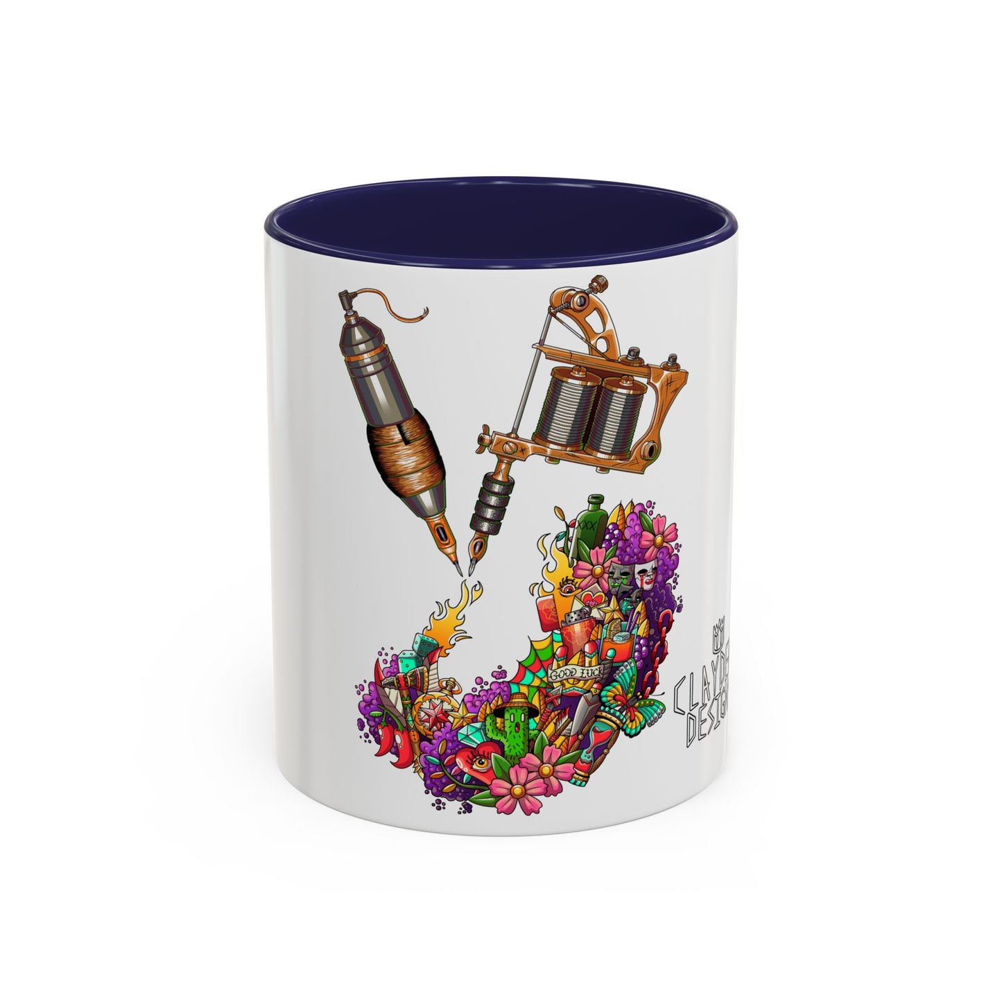 Accent Coffee Mug-Doodle Tattoo