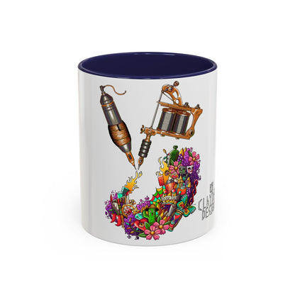 Accent Coffee Mug-Doodle Tattoo