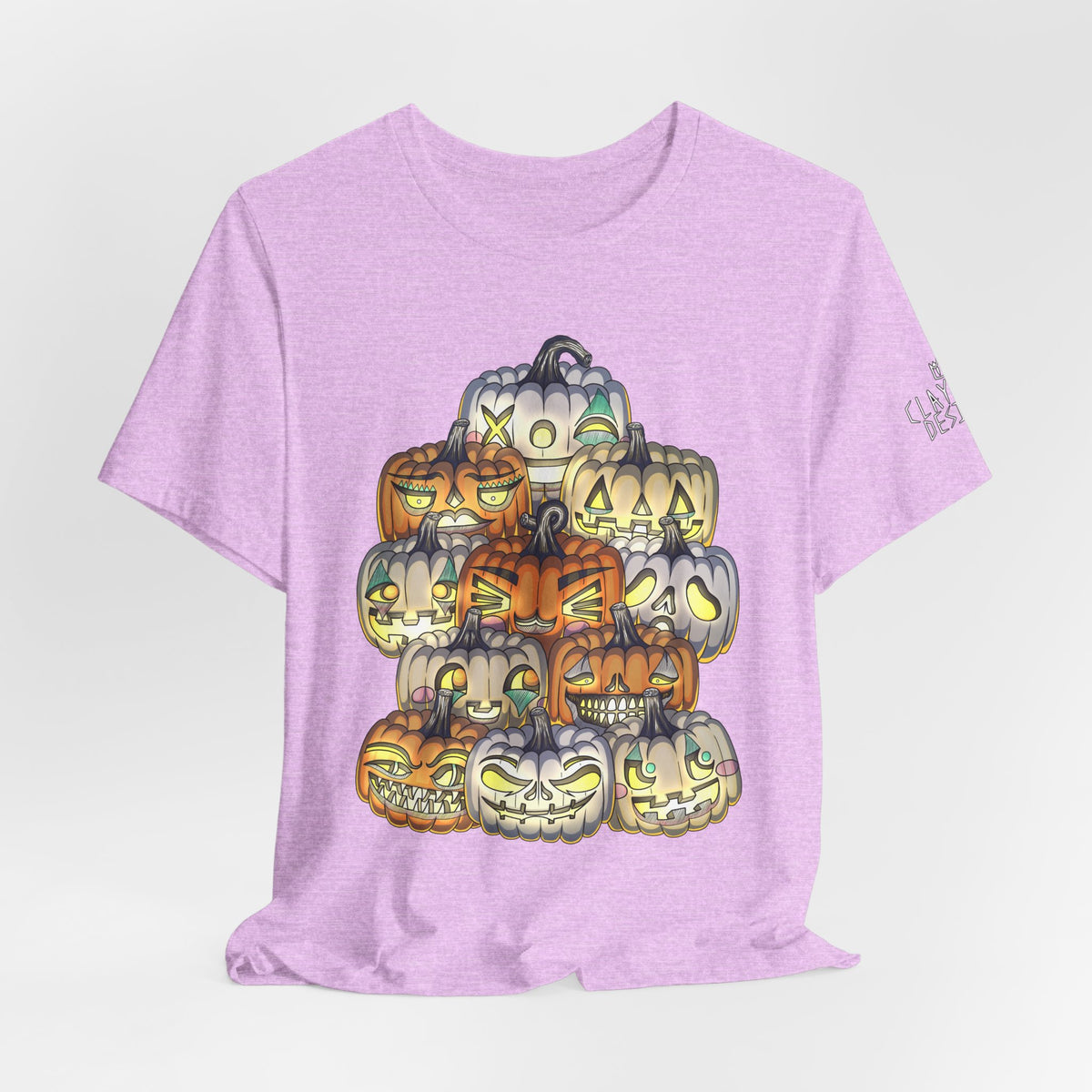 Halloween Pumpkin Unisex Jersey Short Sleeve Tee