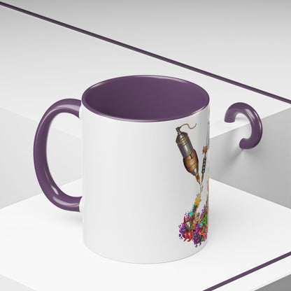 Accent Coffee Mug-Doodle Tattoo