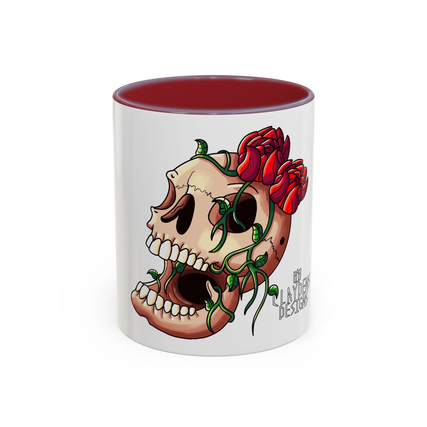 Accent Coffee Mug-Skull design