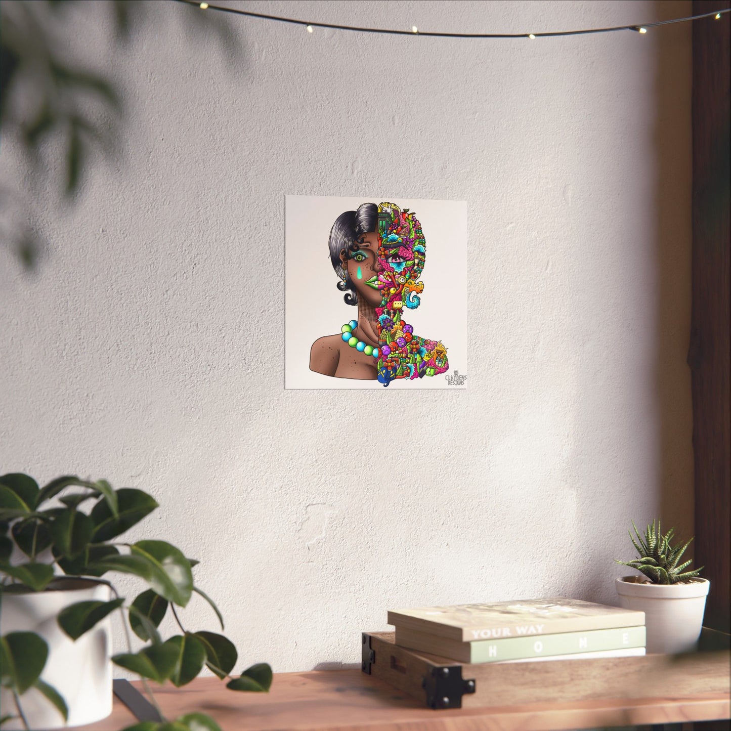 Doodle Girl Poster