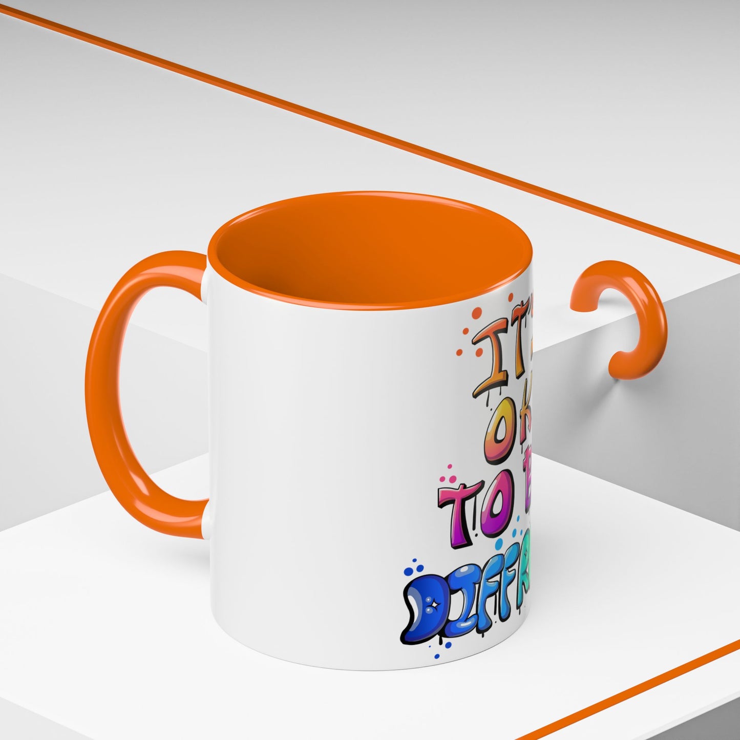 Accent Coffee Mug-Doodle It's OK