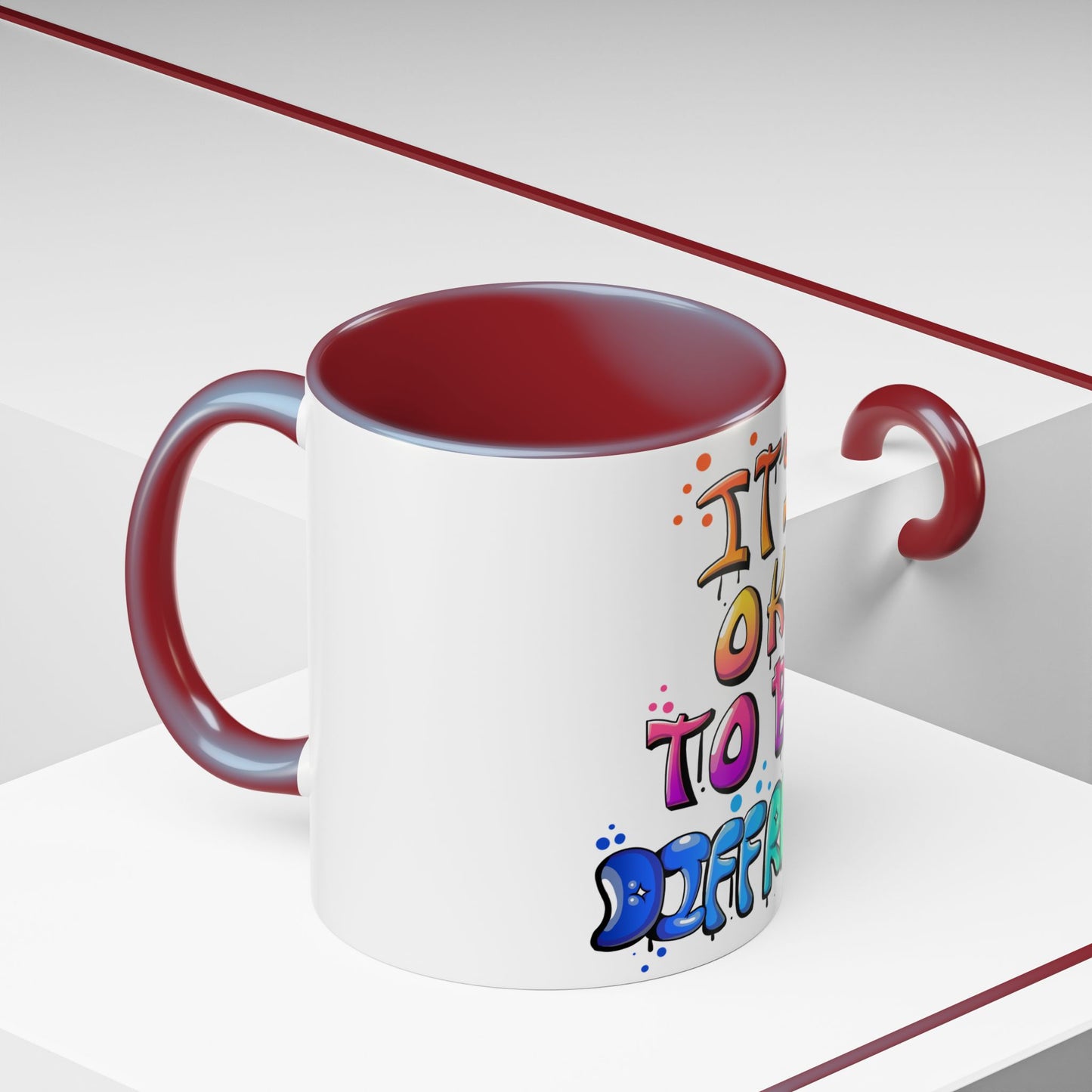 Accent Coffee Mug-Doodle It's OK
