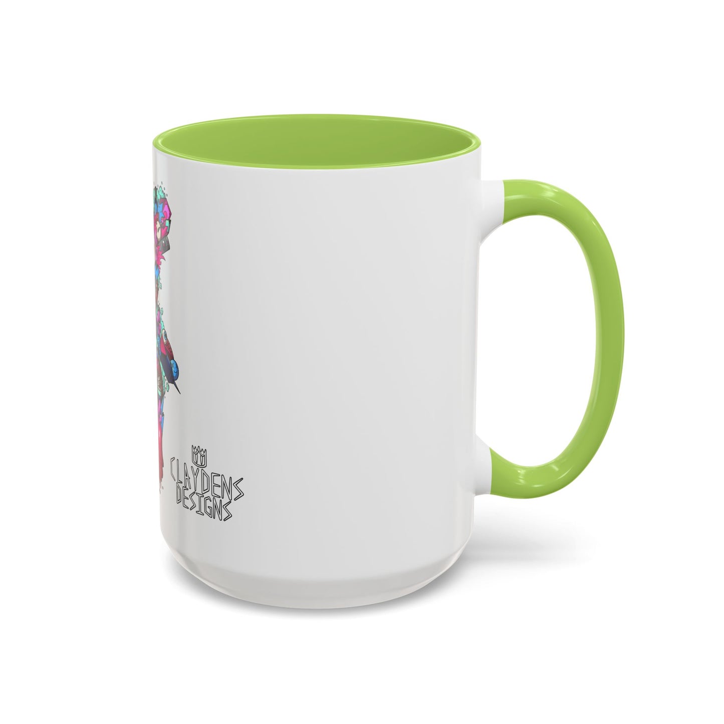 Accent Coffee Mug-Doodle Teddy