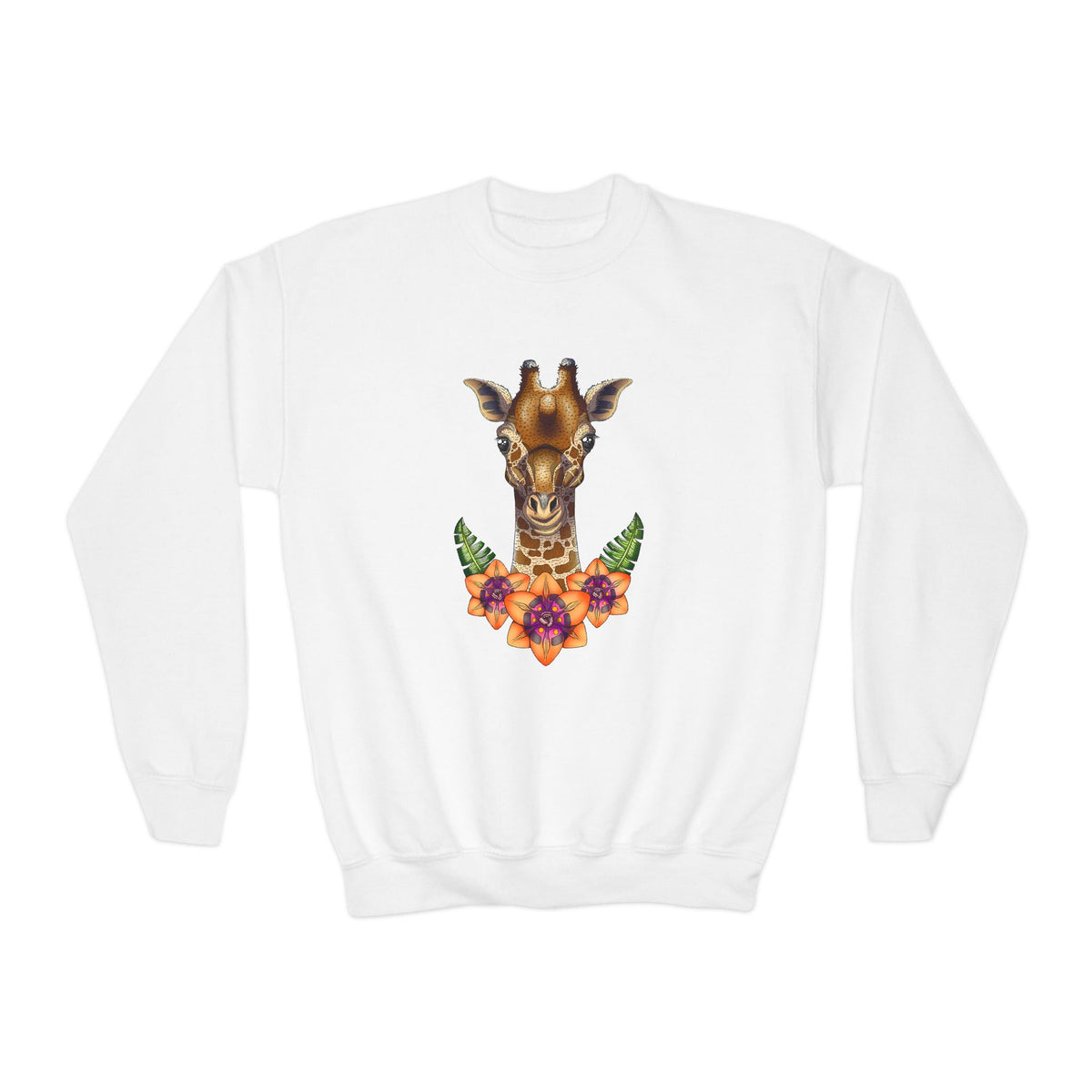 Giraffe Youth Crewneck Sweatshirt