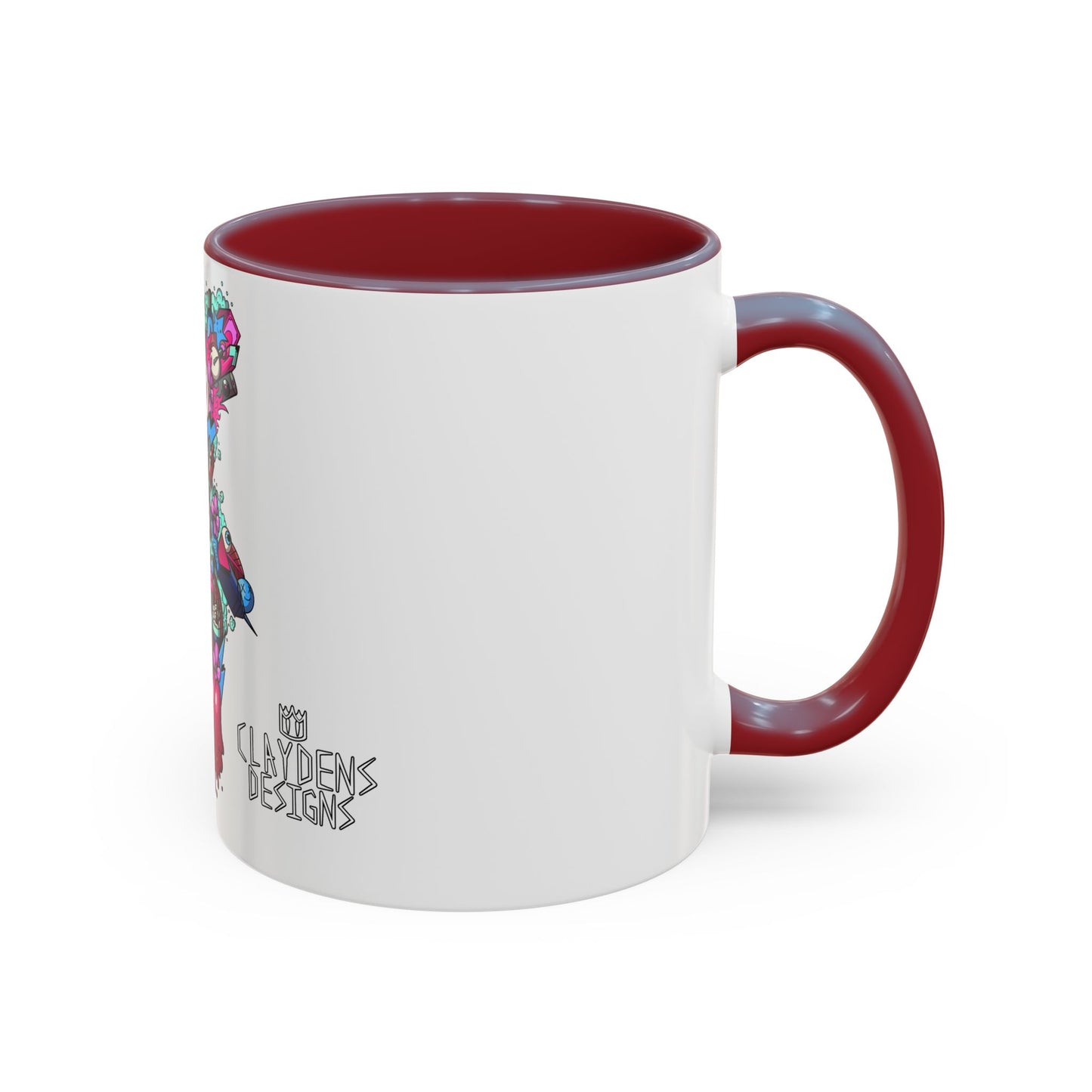 Accent Coffee Mug-Doodle Teddy