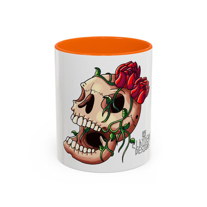 Accent Coffee Mug-Skull design