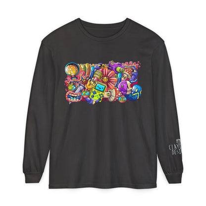 Unisex Garment-dyed Long Sleeve T-Shirt