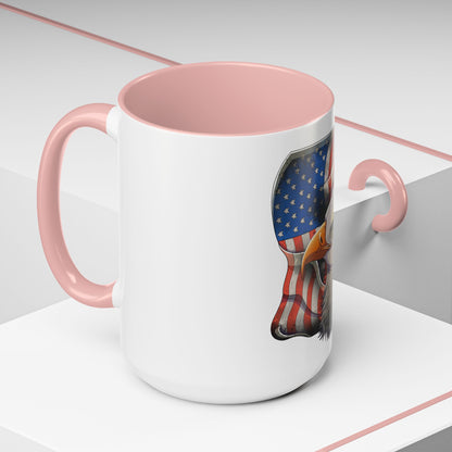 Accent Coffee Mug-American Flag