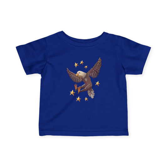 Infant Fine Jersey Tee-Eagle