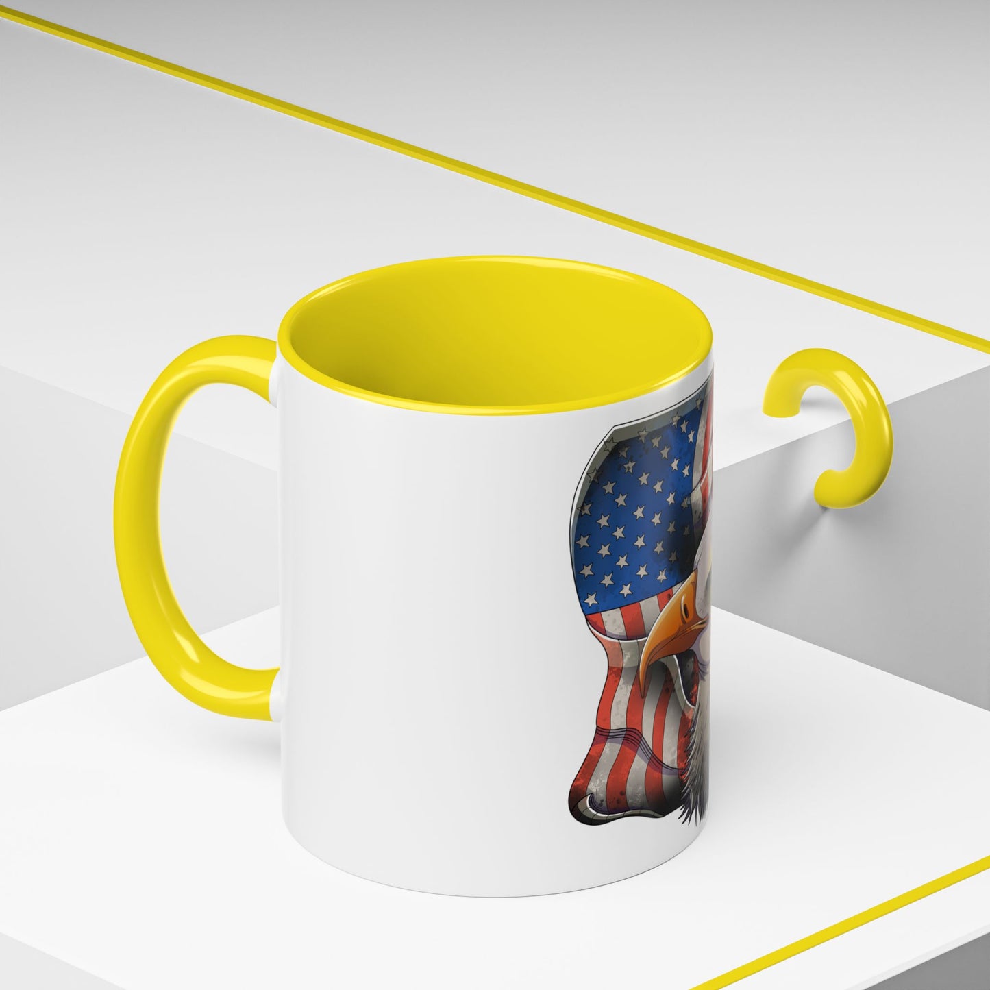 Accent Coffee Mug-American Flag