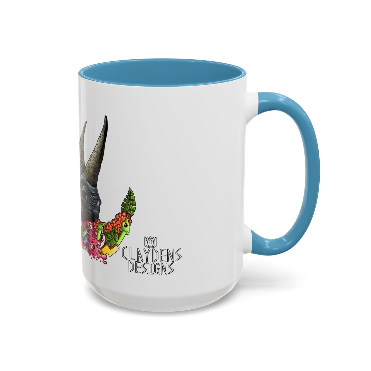 Accent Coffee Mug-Doodle Rhino