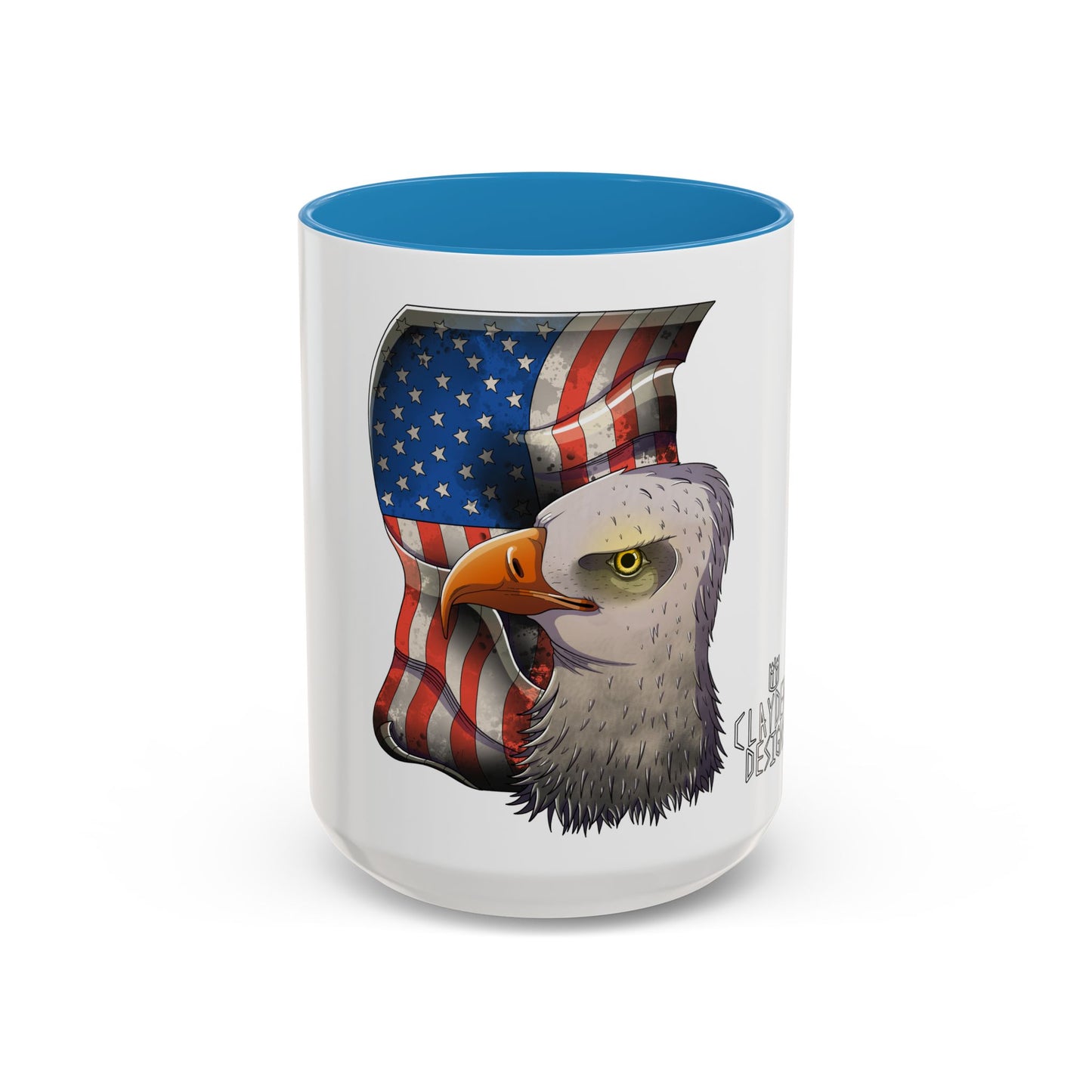 Accent Coffee Mug-American Flag