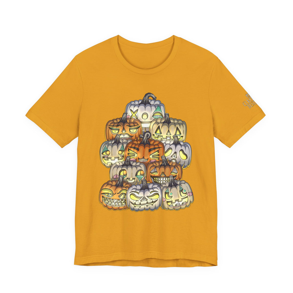 Halloween Pumpkin Unisex Jersey Short Sleeve Tee