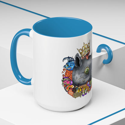 Accent Coffee Mug-Doodle Rhino