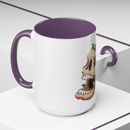 Accent Coffee Mug-Skull design