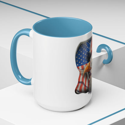 Accent Coffee Mug-American Flag