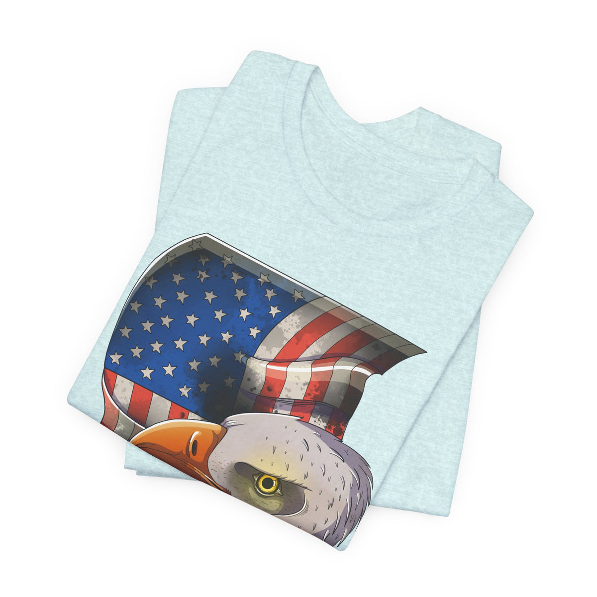 Bella+Canvas Unisex Jersey Short Sleeve Tee with print on sleeve