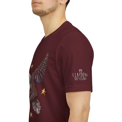 Unisex Jersey Short Sleeve Tee- Eagle