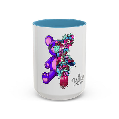 Accent Coffee Mug-Doodle Teddy