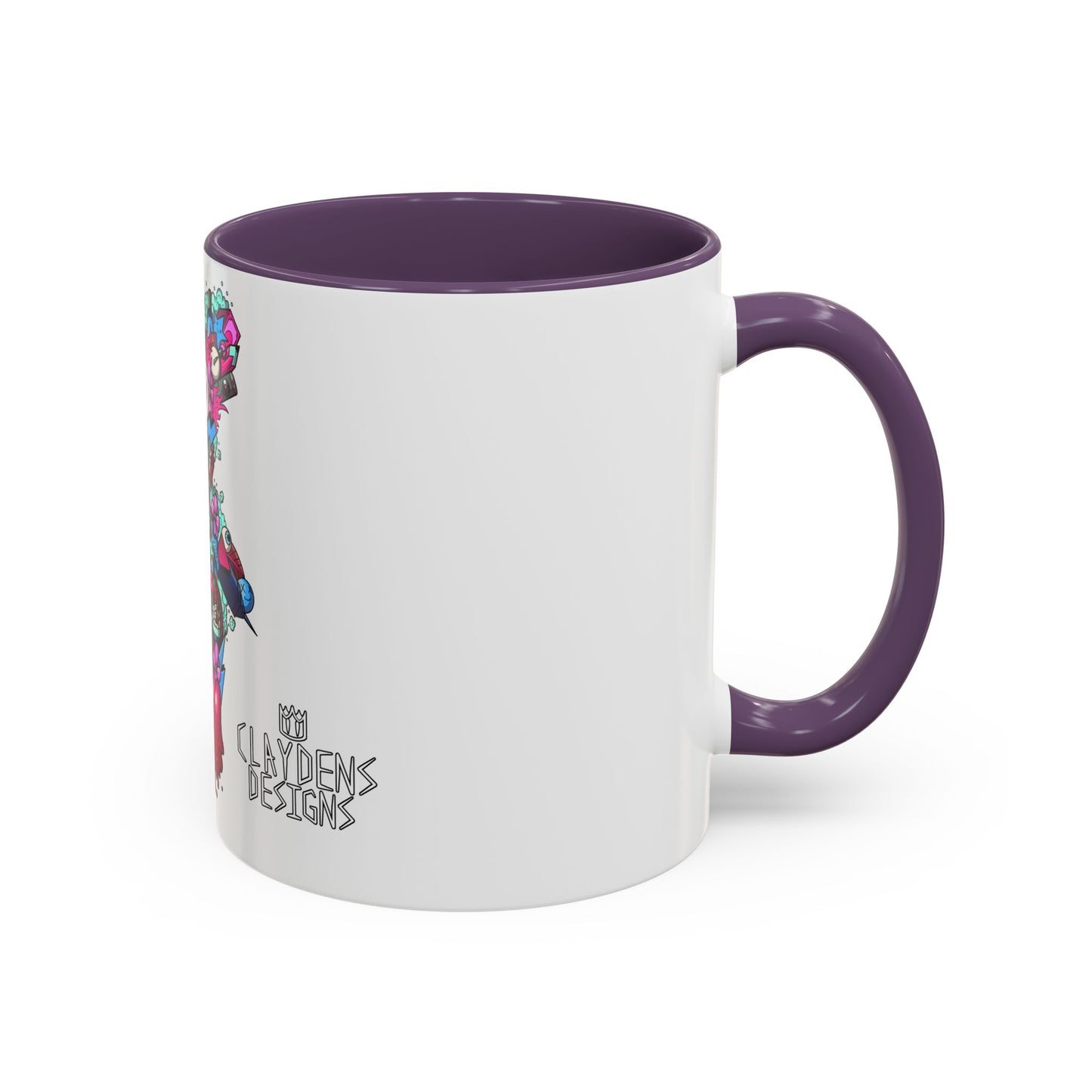 Accent Coffee Mug-Doodle Teddy
