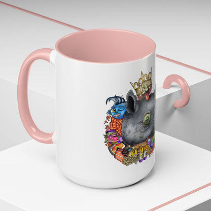 Accent Coffee Mug-Doodle Rhino
