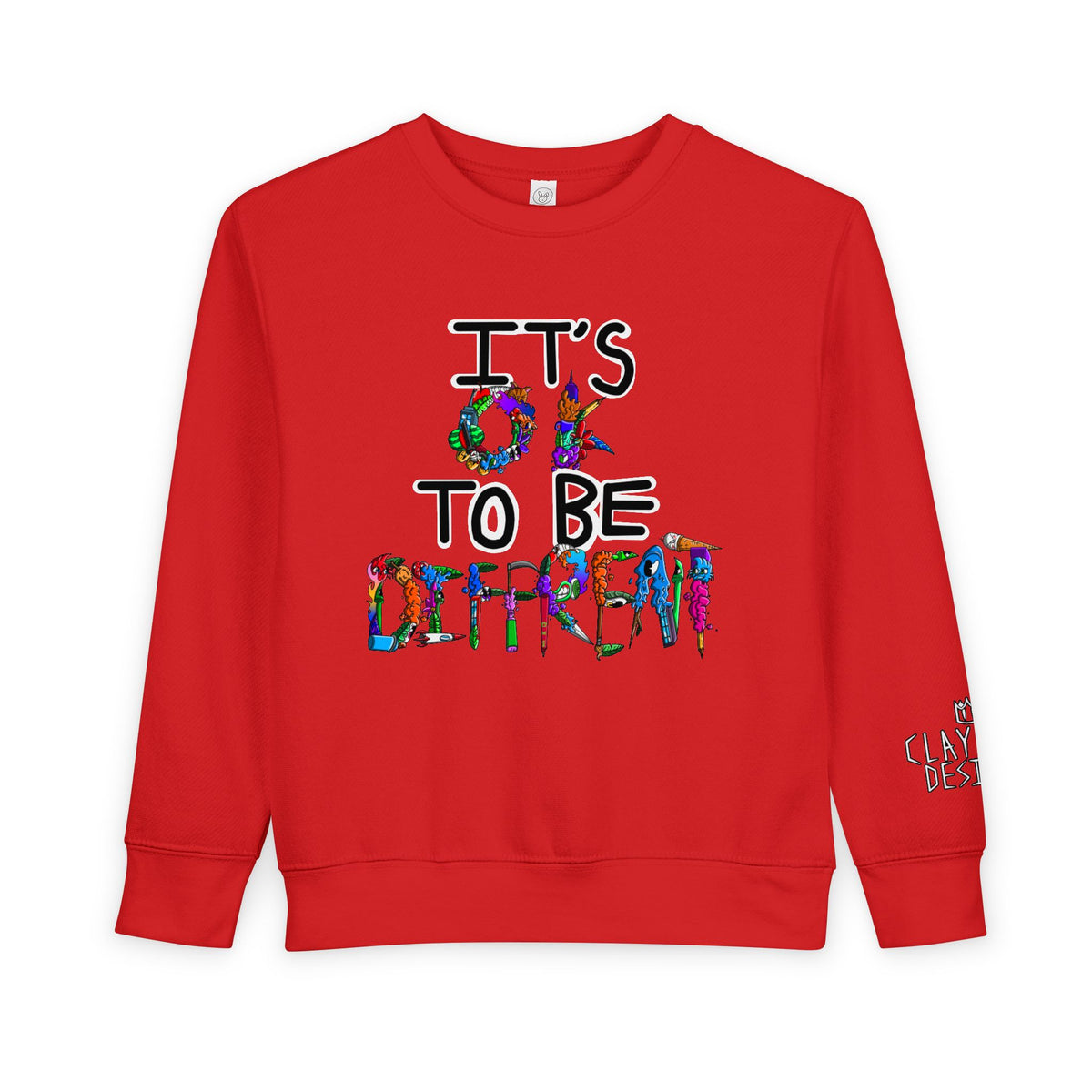 Toddler Sweatshirt-It's OK to be Different