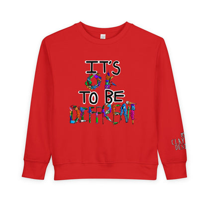Toddler Sweatshirt-It's OK to be Different