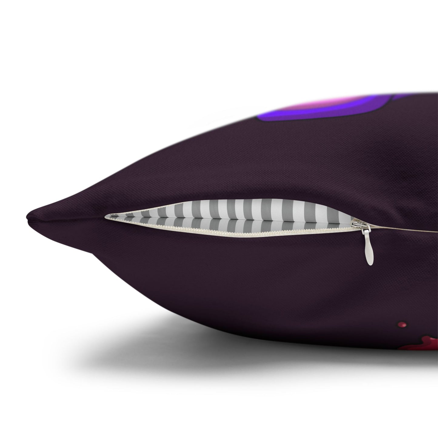 Spun Polyester Square Pillowcase