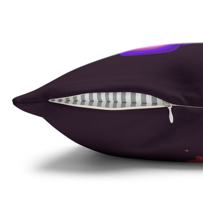Spun Polyester Square Pillowcase