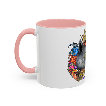 Accent Coffee Mug-Doodle Rhino