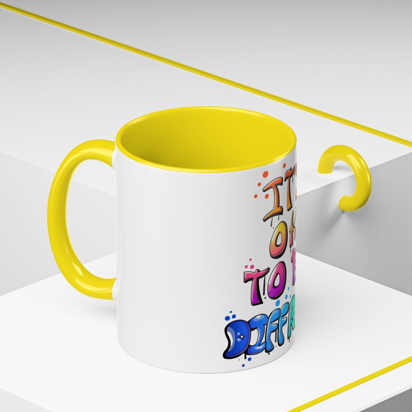 Accent Coffee Mug-Doodle It's OK