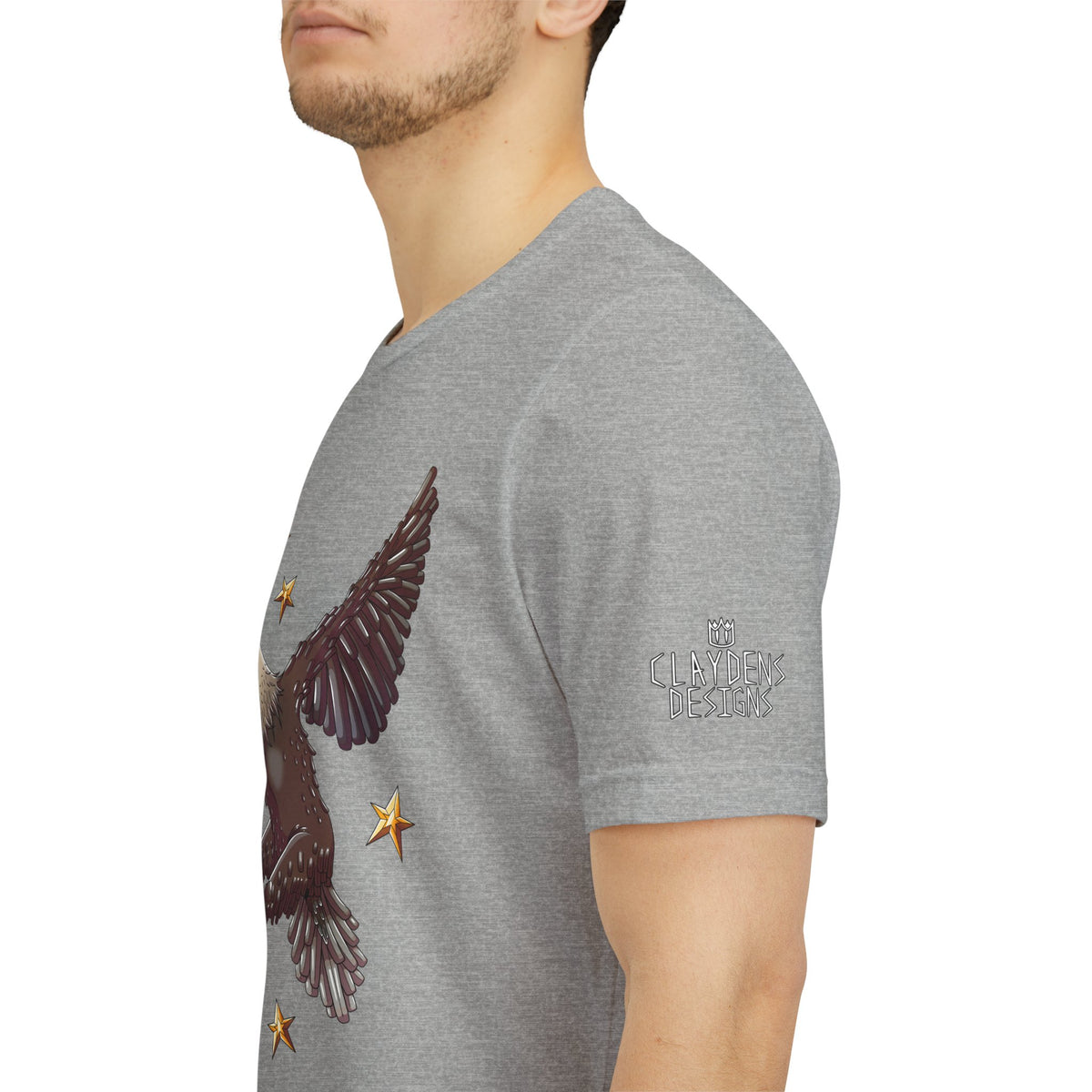 Unisex Jersey Short Sleeve Tee- Eagle