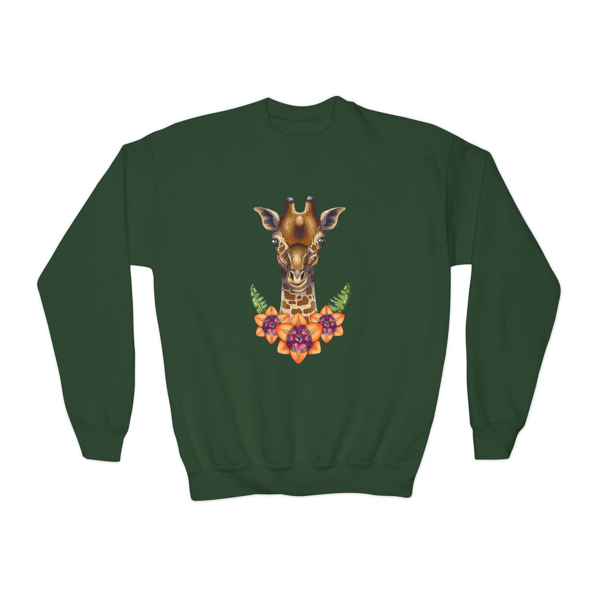 Giraffe Youth Crewneck Sweatshirt