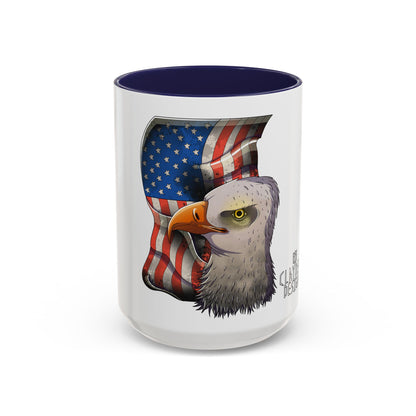 Accent Coffee Mug-American Flag