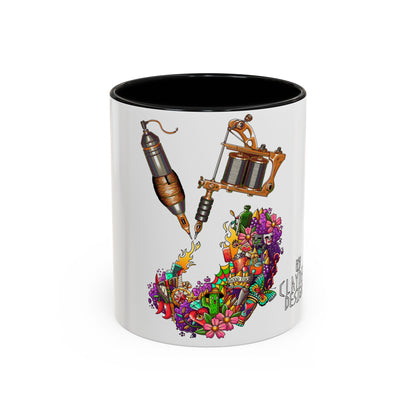 Accent Coffee Mug-Doodle Tattoo