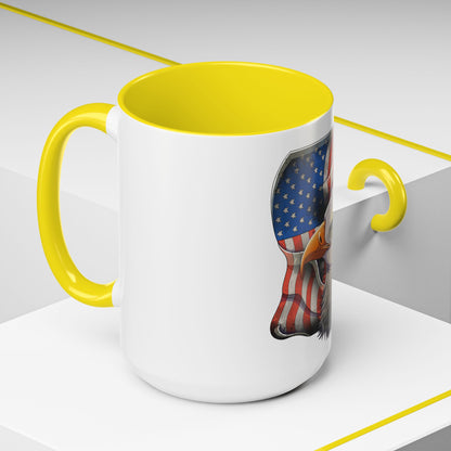 Accent Coffee Mug-American Flag