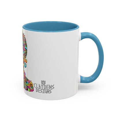 Accent Coffee Mug-Doodle Girl