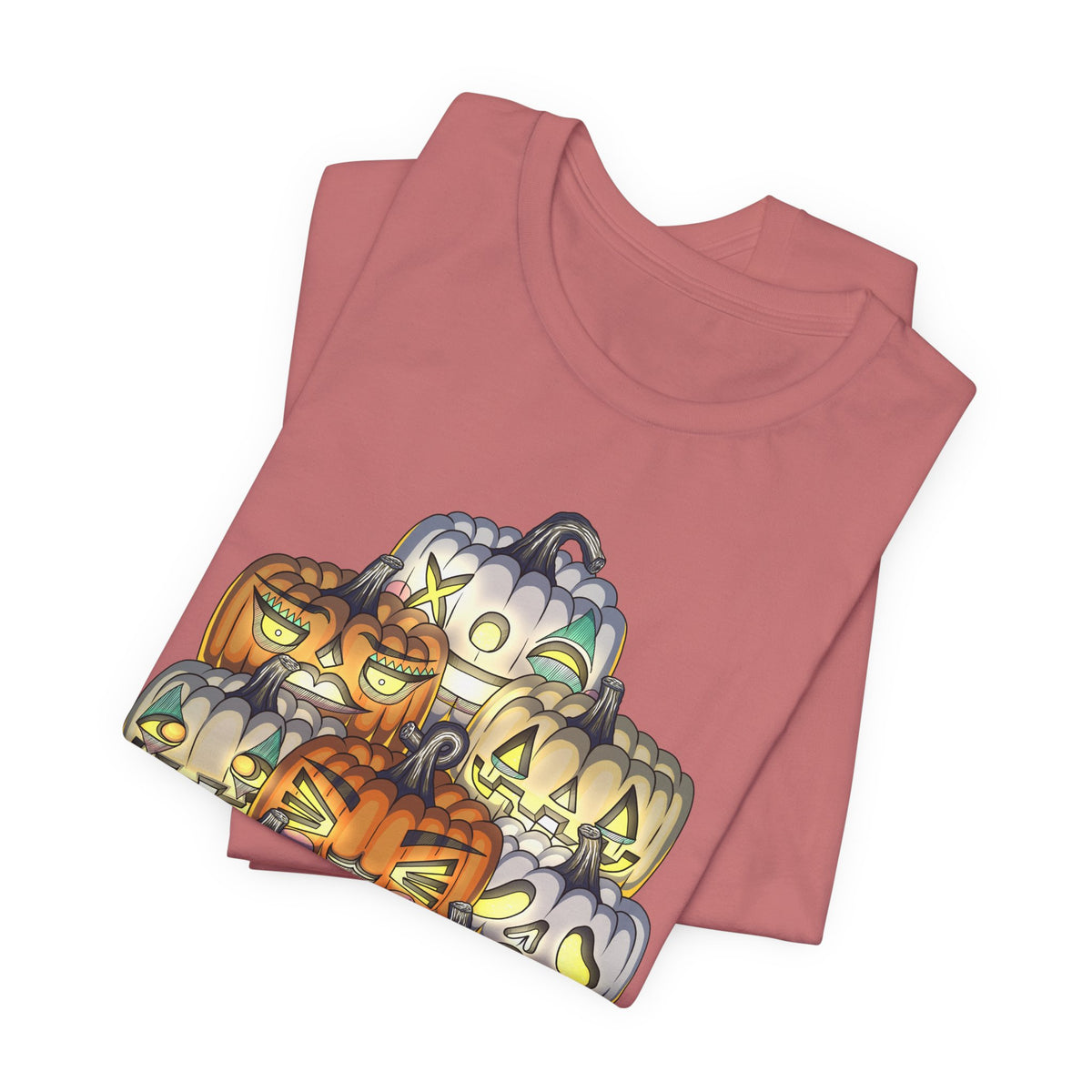 Halloween Pumpkin Unisex Jersey Short Sleeve Tee