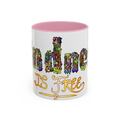 Kindness is Free Colorful Mugs (11oz, 15oz)