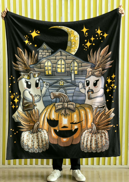 Halloween Velveteen Plush Blanket-60' x 80'